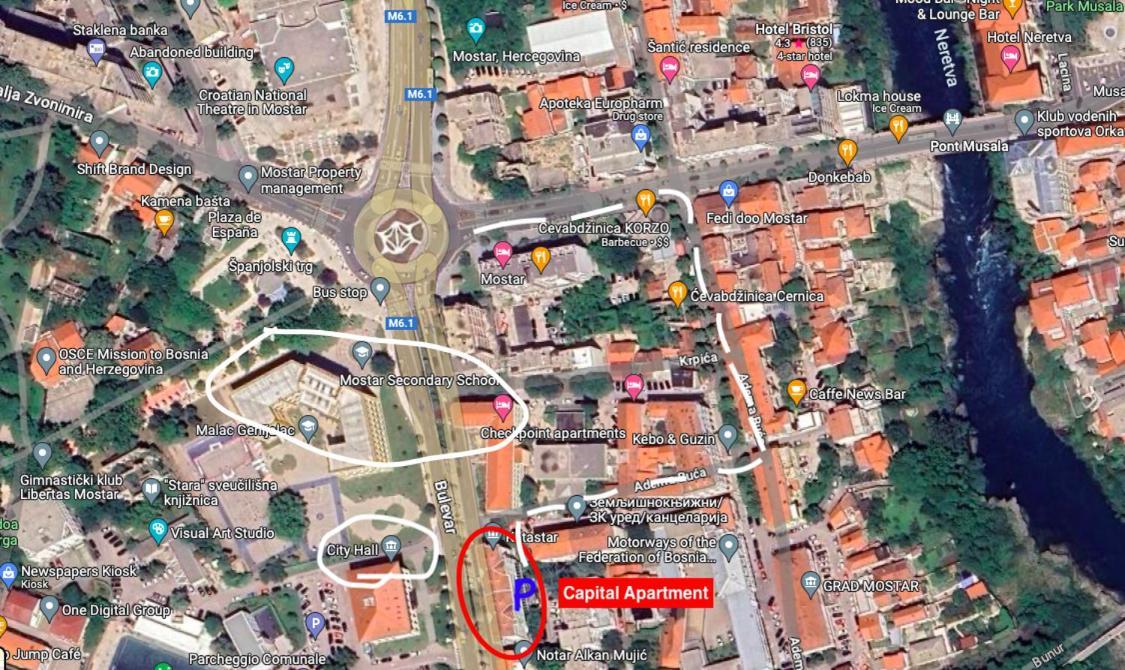 Capital Apartments - City Centre Mostar Bagian luar foto